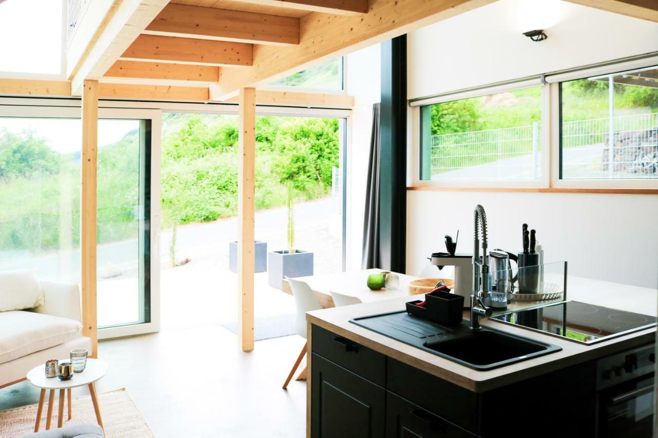 Premium Design Ferienhaeuser Mosel Chalets Pommern Εξωτερικό φωτογραφία